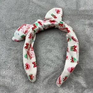 Disney Christmas Themed Knot Headband Adult Size